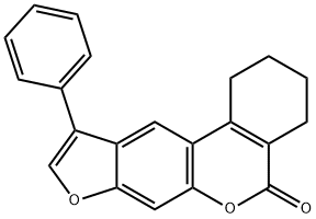 10-phenyl-1,2,3,4-tetrahydro-[1]benzofuro[6,5-c]isochromen-5-one Structure