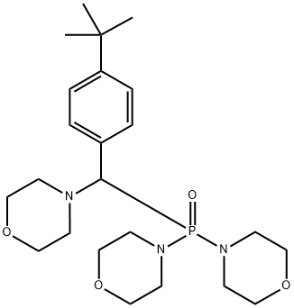 4-[(4-tert-butylphenyl)-dimorpholin-4-ylphosphorylmethyl]morpholine Structure