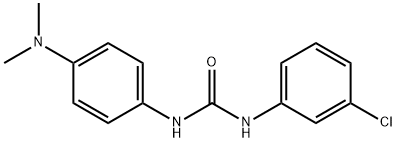 1-(3-chlorophenyl)-3-[4-(dimethylamino)phenyl]urea 구조식 이미지