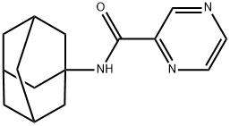 N-(1-adamantyl)pyrazine-2-carboxamide Structure