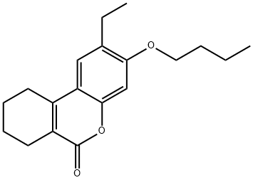 3-butoxy-2-ethyl-7,8,9,10-tetrahydrobenzo[c]chromen-6-one Structure