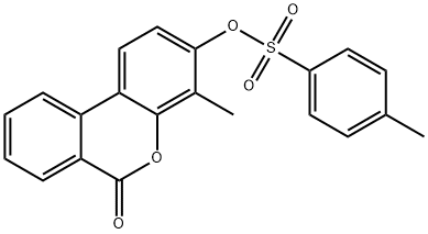 (4-methyl-6-oxobenzo[c]chromen-3-yl) 4-methylbenzenesulfonate 구조식 이미지