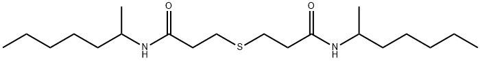 N-heptan-2-yl-3-[3-(heptan-2-ylamino)-3-oxopropyl]sulfanylpropanamide 구조식 이미지