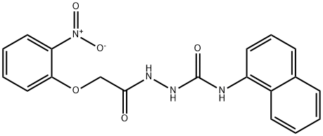 1-naphthalen-1-yl-3-[[2-(2-nitrophenoxy)acetyl]amino]urea 구조식 이미지