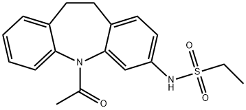 N-(11-acetyl-5,6-dihydrobenzo[b][1]benzazepin-2-yl)ethanesulfonamide Structure