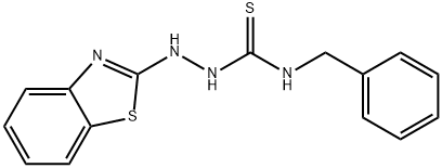 1-(1,3-benzothiazol-2-ylamino)-3-benzylthiourea Structure