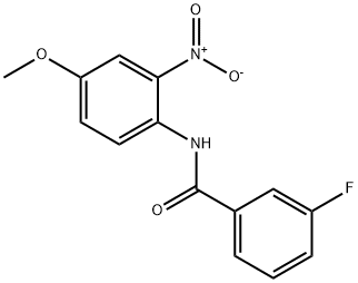3-fluoro-N-(4-methoxy-2-nitrophenyl)benzamide Structure
