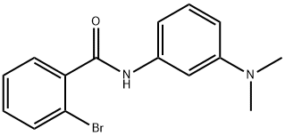 2-bromo-N-[3-(dimethylamino)phenyl]benzamide Structure