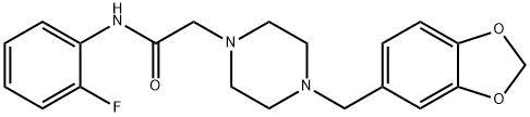 2-[4-(1,3-benzodioxol-5-ylmethyl)piperazin-1-yl]-N-(2-fluorophenyl)acetamide Structure
