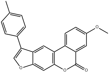 3-methoxy-10-(4-methylphenyl)-[1]benzofuro[6,5-c]isochromen-5-one Structure