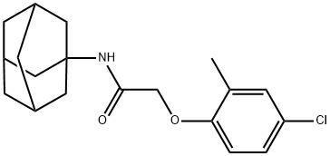 N-(1-adamantyl)-2-(4-chloro-2-methylphenoxy)acetamide Structure