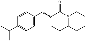 (E)-1-(2-ethylpiperidin-1-yl)-3-(4-propan-2-ylphenyl)prop-2-en-1-one Structure