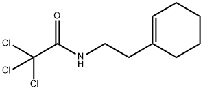 2,2,2-trichloro-N-[2-(cyclohexen-1-yl)ethyl]acetamide Structure