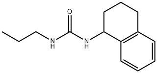 1-propyl-3-(1,2,3,4-tetrahydronaphthalen-1-yl)urea Structure