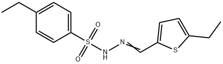 4-ethyl-N-[(Z)-(5-ethylthiophen-2-yl)methylideneamino]benzenesulfonamide 구조식 이미지