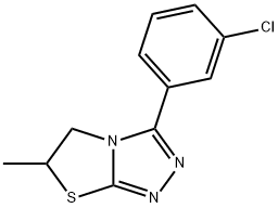 3-(3-chlorophenyl)-6-methyl-5,6-dihydro-[1,3]thiazolo[2,3-c][1,2,4]triazole 구조식 이미지