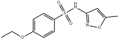 4-ethoxy-N-(5-methyl-1,2-oxazol-3-yl)benzenesulfonamide 구조식 이미지