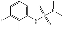 1-(dimethylsulfamoylamino)-3-fluoro-2-methylbenzene Structure