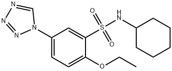 N-cyclohexyl-2-ethoxy-5-(tetrazol-1-yl)benzenesulfonamide Structure