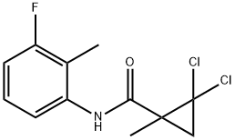 2,2-dichloro-N-(3-fluoro-2-methylphenyl)-1-methylcyclopropane-1-carboxamide Structure