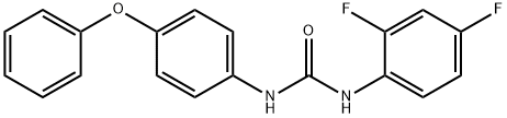 1-(2,4-difluorophenyl)-3-(4-phenoxyphenyl)urea Structure