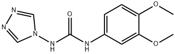 1-(3,4-dimethoxyphenyl)-3-(1,2,4-triazol-4-yl)urea 구조식 이미지