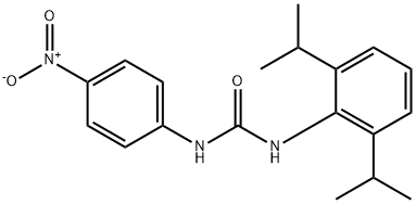 1-[2,6-di(propan-2-yl)phenyl]-3-(4-nitrophenyl)urea 구조식 이미지