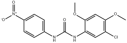 1-(5-chloro-2,4-dimethoxyphenyl)-3-(4-nitrophenyl)urea Structure