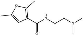 N-[2-(dimethylamino)ethyl]-2,5-dimethylfuran-3-carboxamide 구조식 이미지