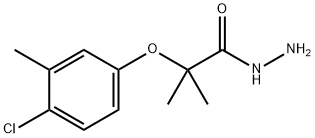 2-(4-chloro-3-methylphenoxy)-2-methylpropanehydrazide 구조식 이미지