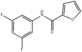 N-(3,5-difluorophenyl)furan-2-carboxamide 구조식 이미지