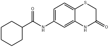 N-(3-oxo-4H-1,4-benzothiazin-6-yl)cyclohexanecarboxamide Structure