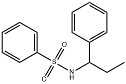 N-(1-phenylpropyl)benzenesulfonamide Structure