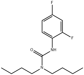 1,1-dibutyl-3-(2,4-difluorophenyl)urea 구조식 이미지