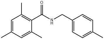 2,4,6-trimethyl-N-[(4-methylphenyl)methyl]benzamide 구조식 이미지