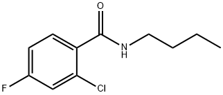 N-butyl-2-chloro-4-fluorobenzamide 구조식 이미지