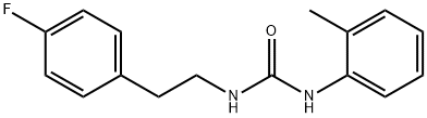 1-[2-(4-fluorophenyl)ethyl]-3-(2-methylphenyl)urea Structure