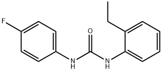1-(2-ethylphenyl)-3-(4-fluorophenyl)urea 구조식 이미지