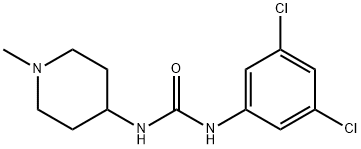 1-(3,5-dichlorophenyl)-3-(1-methylpiperidin-4-yl)urea Structure