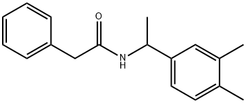 N-[1-(3,4-dimethylphenyl)ethyl]-2-phenylacetamide Structure