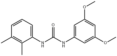 1-(3,5-dimethoxyphenyl)-3-(2,3-dimethylphenyl)urea Structure