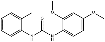 1-(2,4-dimethoxyphenyl)-3-(2-ethylphenyl)urea Structure