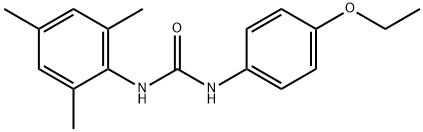 1-(4-ethoxyphenyl)-3-(2,4,6-trimethylphenyl)urea 구조식 이미지