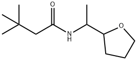 3,3-dimethyl-N-[1-(oxolan-2-yl)ethyl]butanamide Structure