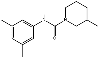 N-(3,5-dimethylphenyl)-3-methylpiperidine-1-carboxamide 구조식 이미지