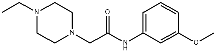 2-(4-ethylpiperazin-1-yl)-N-(3-methoxyphenyl)acetamide Structure