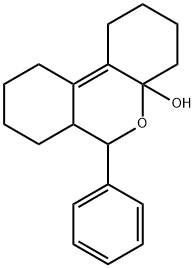 6-phenyl-1,2,3,4,6,6a,7,8,9,10-decahydrobenzo[c]chromen-4a-ol 구조식 이미지