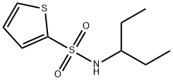N-pentan-3-ylthiophene-2-sulfonamide 구조식 이미지