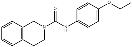 N-(4-ethoxyphenyl)-3,4-dihydro-1H-isoquinoline-2-carboxamide 구조식 이미지