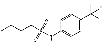 N-[4-(trifluoromethyl)phenyl]butane-1-sulfonamide Structure